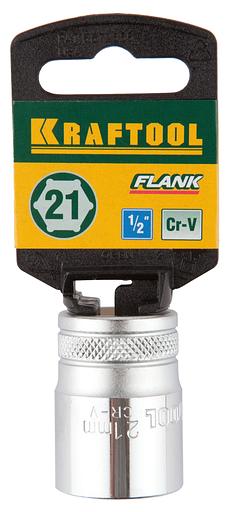 KRAFTOOL FLANK, 1/2″, 21 мм, торцовая головка (27805-21) фото 2