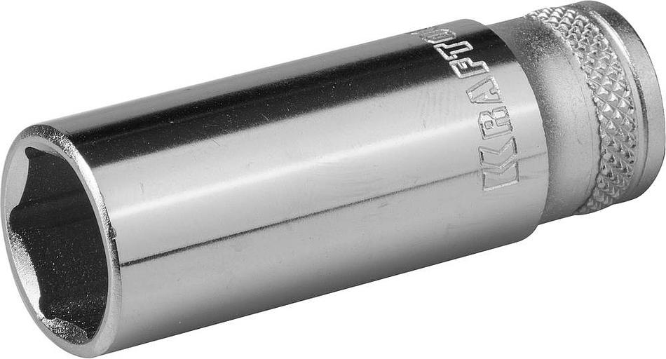 KRAFTOOL FLANK, 1/4″, 13 мм, удлиненная торцовая головка (27817-13) фото 1