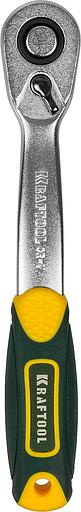 KRAFTOOL 1/4″, 72 зубца, изогнутая трещотка для торцовых головок, Pro (27795-1/4) фото 1