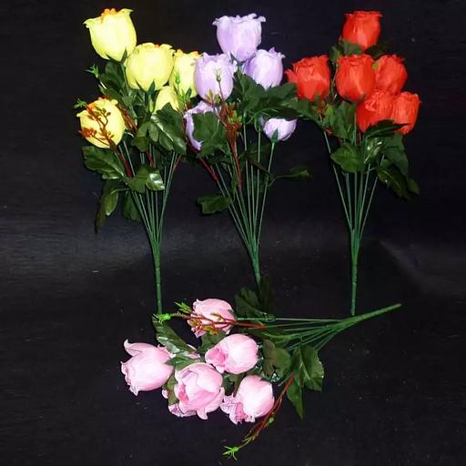 Букет роз на 7 голов 38см 215-266 фото 1