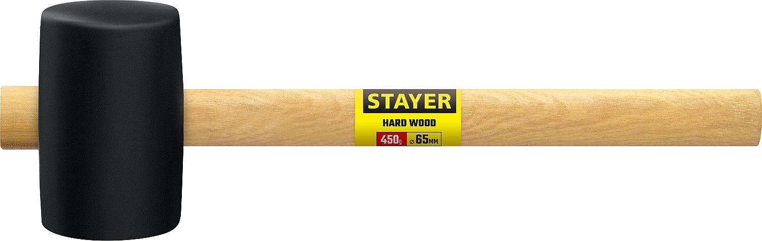STAYER 450 г, чёрная резиновая киянка (20505-65) фото 4