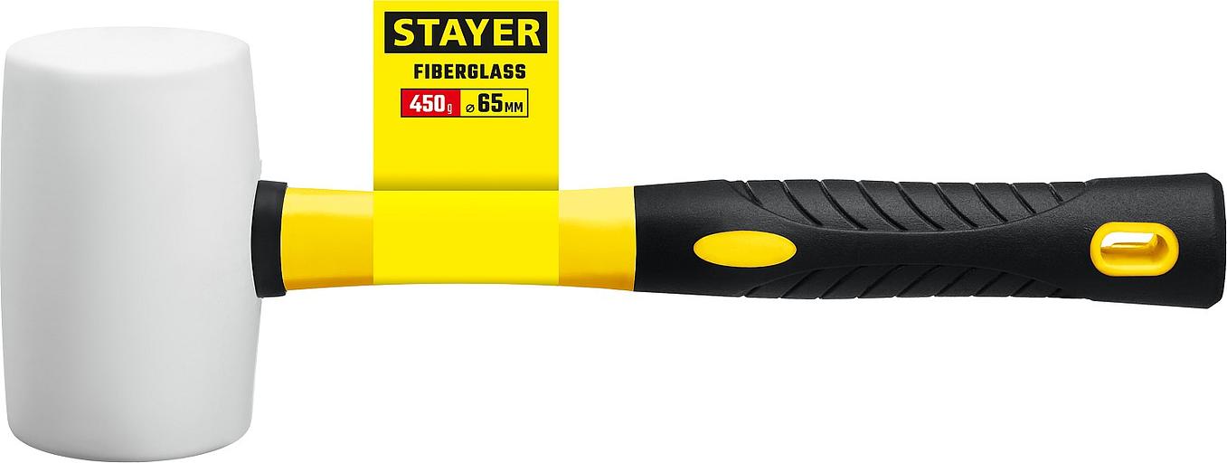 STAYER 450 г, белая, резиновая киянка, Professional (20533-450) фото 2