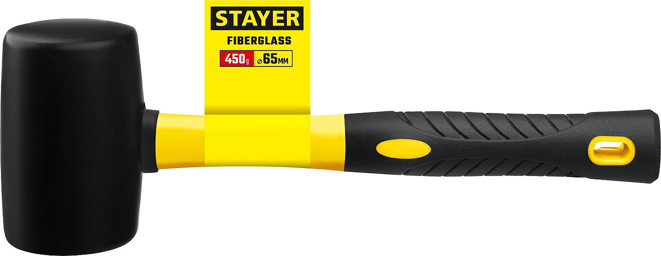 STAYER 680 г, чёрная, резиновая киянка, Professional (2054-75) фото 2