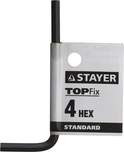 STAYER 4 мм, шестигранный ключ (27405-4) фото 2
