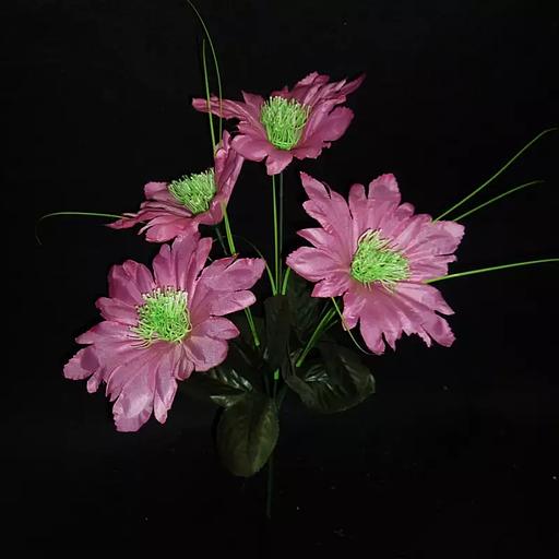 Букет клематиса 5 голов 32см 069-344 фото 1