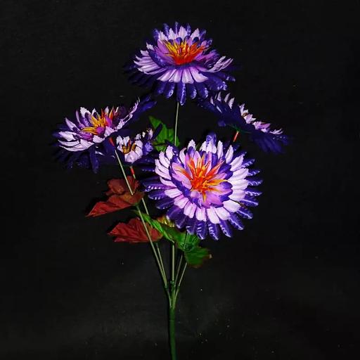 Букет астры 5 голов 52см 236-401 фото 3