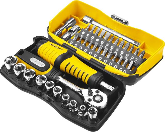 STAYER Pro Tech 39, 39 предм., универсальный набор инструмента (25135-H39) фото 2