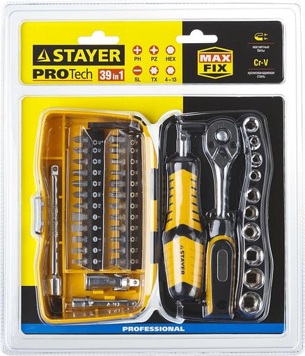 STAYER Pro Tech 39, 39 предм., универсальный набор инструмента (25135-H39) фото 5