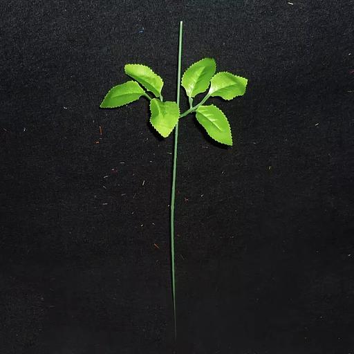 Стебель с шестилистиком розы 42см 107-029 1/30 фото 1