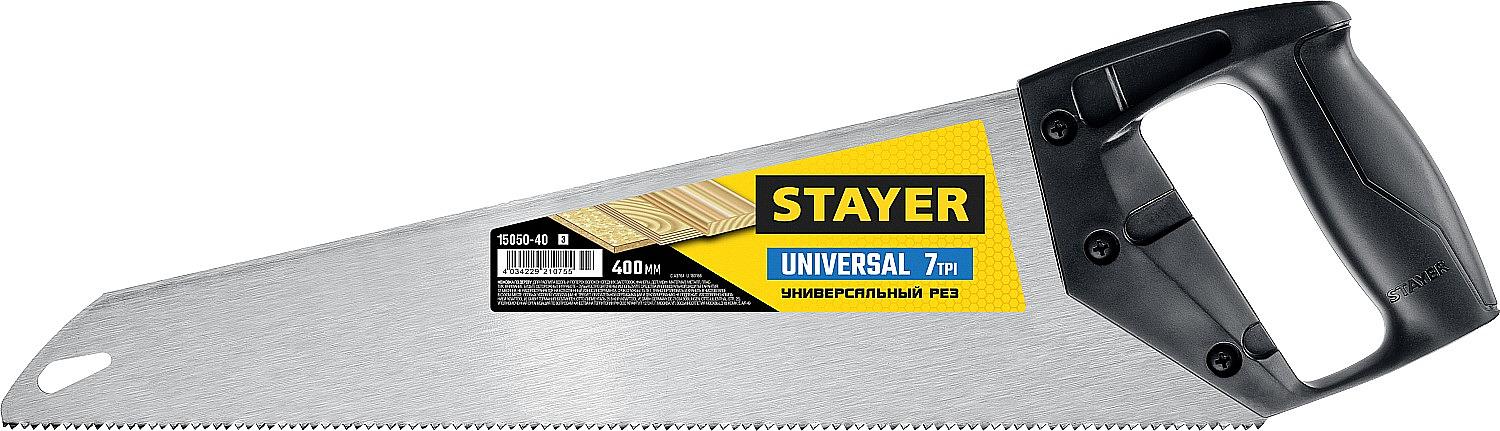 STAYER Universal, 400 мм, универсальная ножовка (15050-40) фото 3