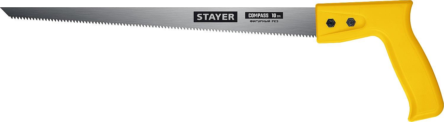 STAYER Compass, 300 мм, выкружная мини-ножовка (1518) фото 1