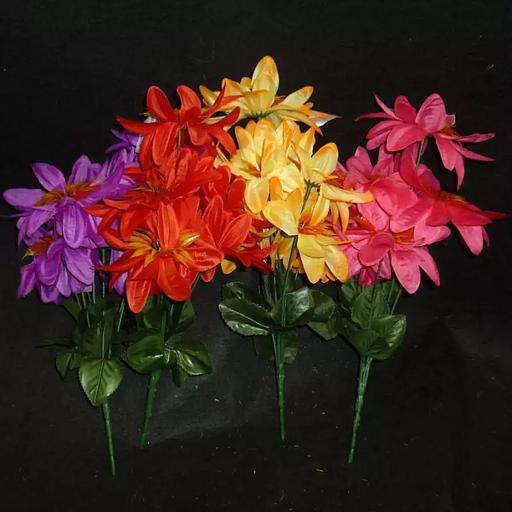 Букет георгинов 7 голов 34см 002-328 фото 1