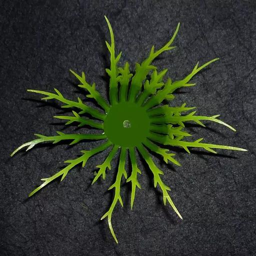 Добавка середина Длинные усы Зелёная 5-12см 161с (с крепл.) 706шт/кг фото 3