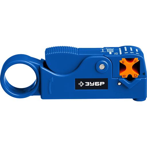 ЗУБР COAX-3, (RG58, RG59, RG62), стриппер коаксиальных кабелей, Профессионал (22657) фото 1