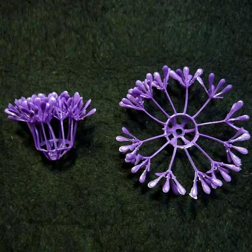 Добавка середина Сиреневый 6см 11с 960шт/кг фото 1