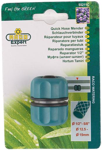 RACO ORIGINAL, 1/2″, для шланга, из ABS пластика, ремонтная муфта (4250-55211C) фото 2