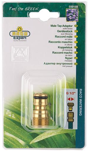 RACO PROFI, 1/2″, с внешней резьбой, из латуни, штуцерный адаптер (4246-55015B) фото 2