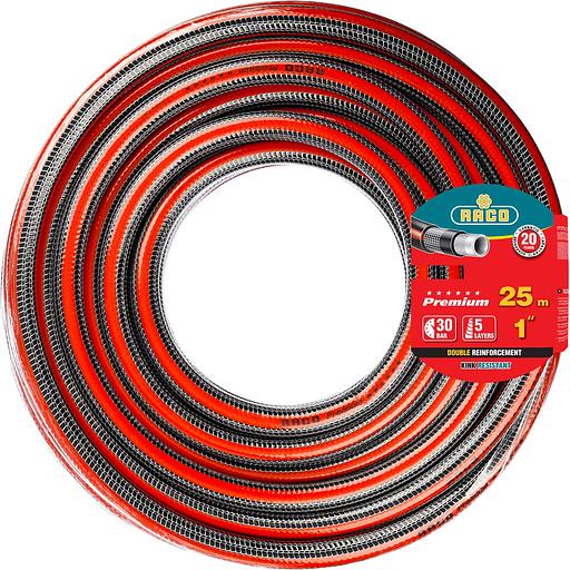 RACO PREMIUM, 1″, 25 м, 40 атм, пятислойный армированный, защита от УФ, поливочный шланг (40300-1-25) фото 6