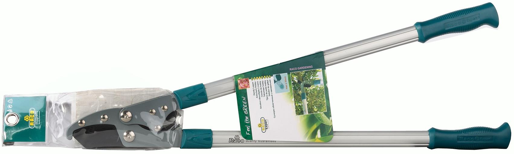 RACO Comfort, 690 мм, двурычажный, высокоуглеродистая сталь, закаленные лезвия, алюминиевые рукоятки, большой контактный сучкорез (4214-53/254) фото 2