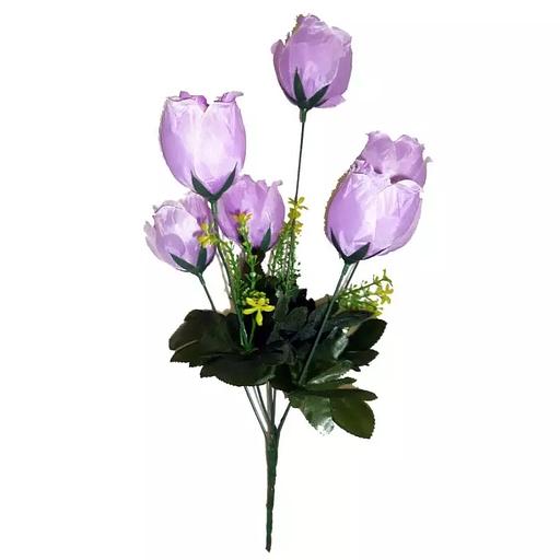 Букет роз на 6 голов 34см 295-266 фото 4