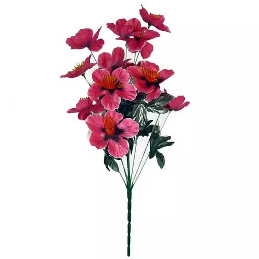 Букет маков на 15 голов 53см 090-213 фото 1