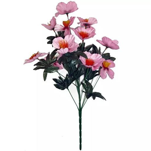 Букет маков на 15 голов 53см 090-213 фото 2