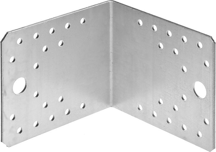 ЗУБР УК-2.0, 90 x 105 x 105 x 2 мм, цинк, крепежный уголок (310126-90-105) фото 1