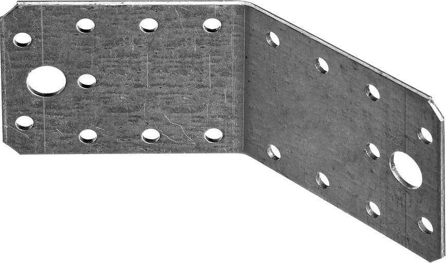 ЗУБР УК-135-2.0, 55 x 70 x 70 x 2 мм, 135 град, цинк, крепежный уголок (310136-55-070) фото 1