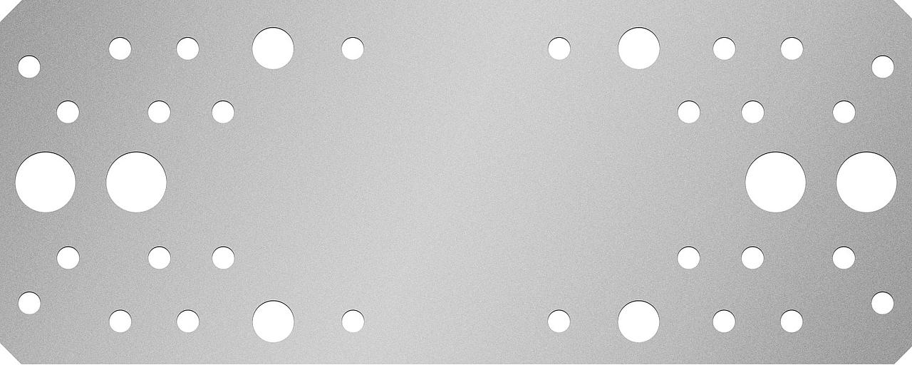ЗУБР КП-2.5, 200 x 80 x 2.5 мм, цинк, крепежная пластина (31023-200) фото 1