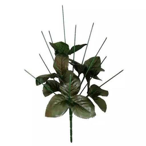 Подбукетник 12 голов и 7 земляничных листов 38см 013-015 фото 2