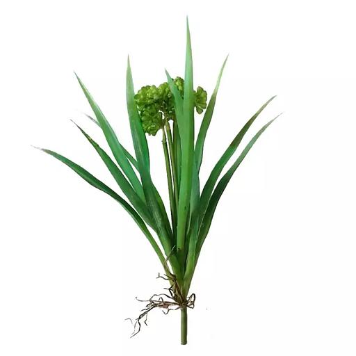 Искусственное растение с корнями Чеснок 30см 886-12 фото 1
