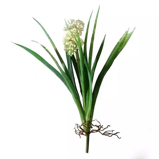 Искусственное растение с корнями Чеснок 30см 886-12 фото 2