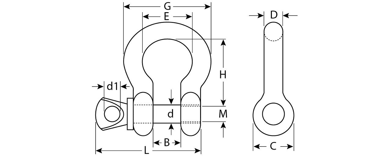 ЗУБР 5/8″ (15.9 мм), 4 шт, палец 19 мм, г/п 3.25 тн, цинк, омегообразная скоба, Профессионал (304525-16) фото 2