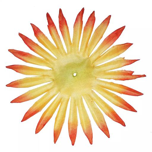 Заготовка для астры 58-011 Жёлто-оранжевая 3-ий слой 24-кон. (x1) 15см 1161шт/кг фото 1