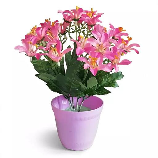 Букет искусственных цветов в горшке 619 25см фото 4