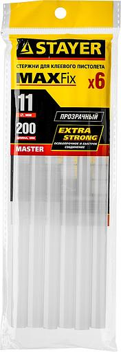STAYER Universal, 11 х 200 мм, 6 шт, прозрачные, универсальные клеевые стержни, Professional (2-06821-T-S06) фото 2