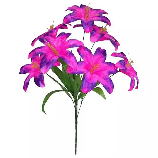 Букет лилии на 7 голов 59см 211-512 фото 2