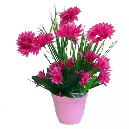 Букет искусственных цветов в горшке 632 28см фото 1