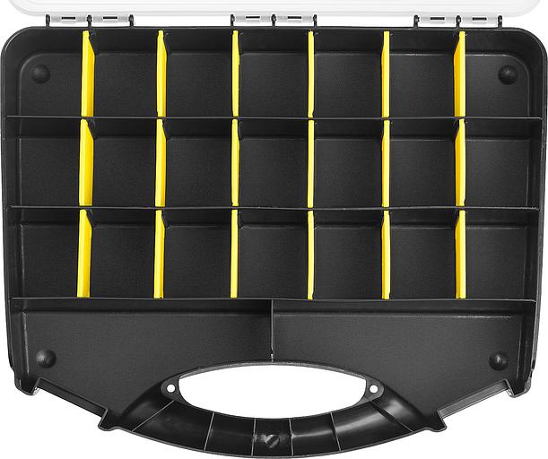 STAYER SPACE-15, 380 х 310 х 70 мм, (15″), пластиковый органайзер с 21 ячейкой (38038-15) фото 6