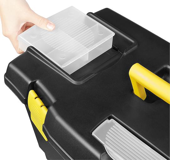 STAYER VEGA-24, 610 х 320 х 300 мм, (24″), пластиковый ящик для инструментов (38105-21) фото 6