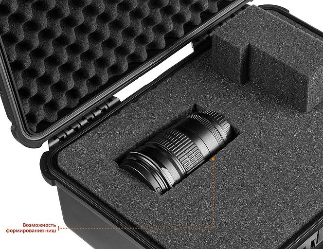 KRAFTOOL PANZER-16, 400 х 330 х 170 мм, (16″), IP55, ударопрочный пластиковый ящик (38251-16) фото 10