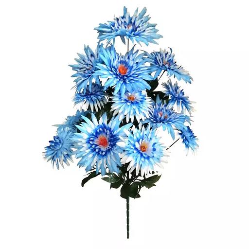 Букет композиции астры 13 голов (2 вида 6+7) 80см 006-409+398 фото 1