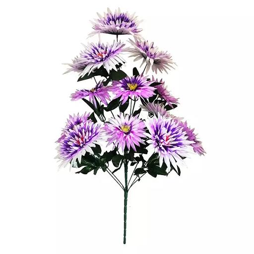 Букет композиции астры 13 голов (2 вида 6+7) 80см 006-409+398 фото 2