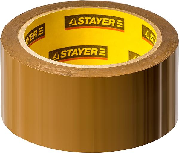 STAYER 48 мм, 60 м, 45 мкм, коричневая, клейкая лента (1207-50) фото 1