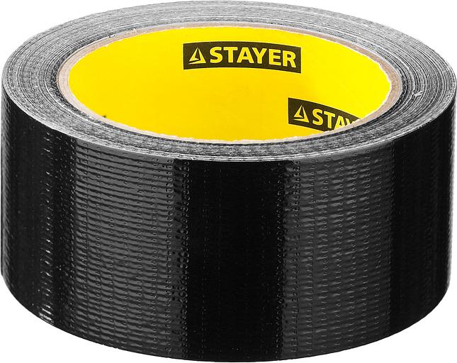 STAYER 48 мм, 25 м, черная, армированная лента, Professional (12086-50-25) фото 1