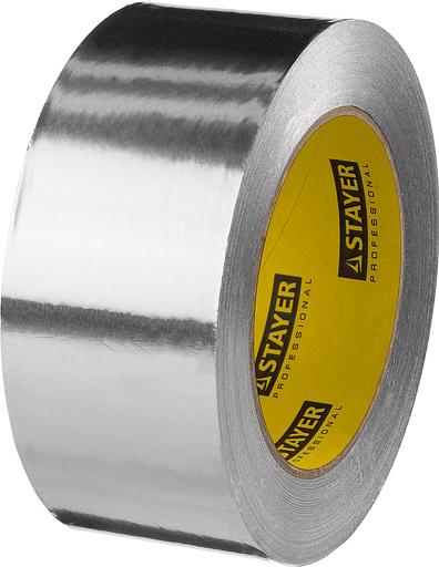 STAYER ProTape 50 мм, 50 м, до 120 °С, самоклеящаяся алюминиевая лента, Professional (12268-50-50) фото 1