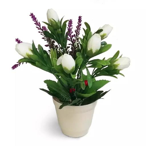 Букет искусственных крокусов в горшке 627 25см фото 1