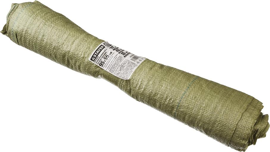 STAYER HEAVY DUTY, 95 х 55 см, 70 л (40 кг), 10 шт, зеленые, плетеные, хозяйственные, строительные мусорные мешки (39158-95) фото 2