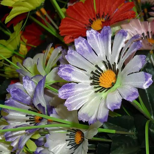 Букет георгина 7 голов 34см 002-124 002-082 фото 3