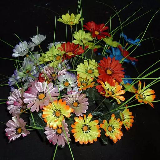 Букет георгина 7 голов 34см 002-124 002-082 фото 5